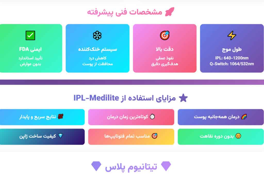 دستگاه لیزر IPL-Medilite
