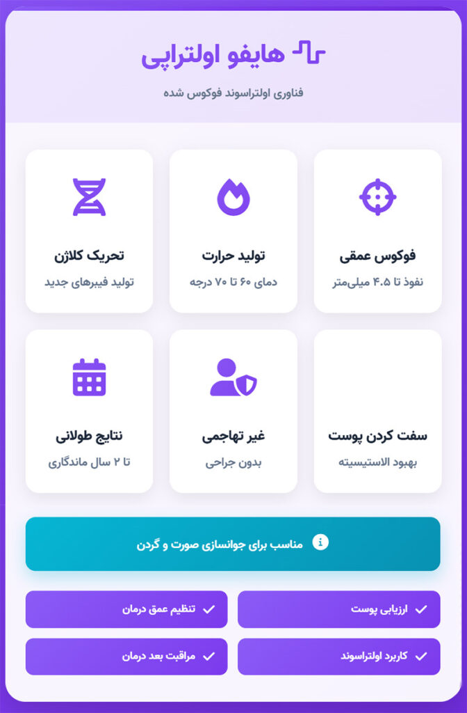 دستگاه هایفو اولتراپی